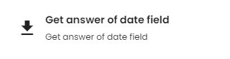 Get answer of date field function.