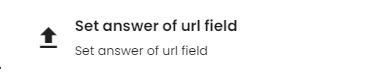 Set answer of url field function.