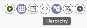 nocode template hierarchy button